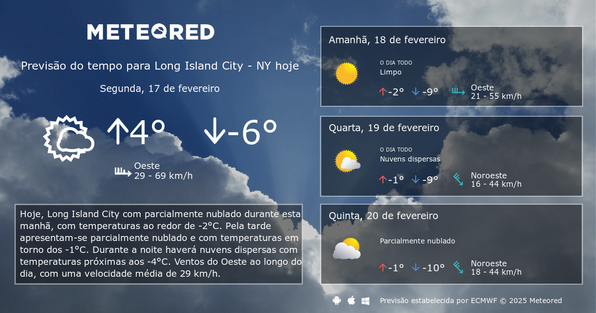 temperatura en long island